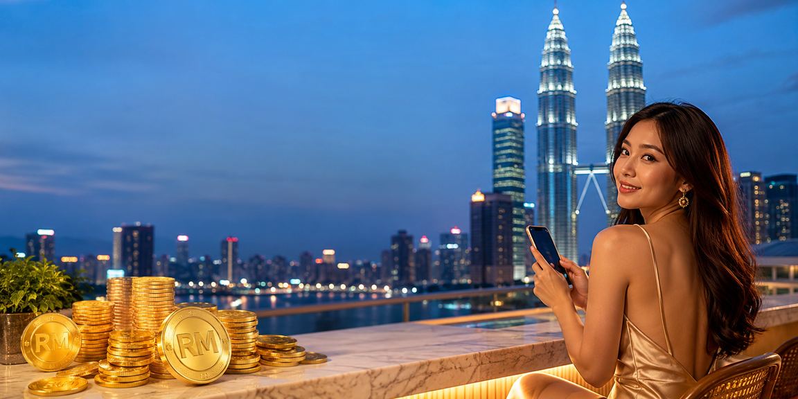 Pengguna Malaysia mengakses platform realmadrid88 melalui telefon pintar di Kuala Lumpur