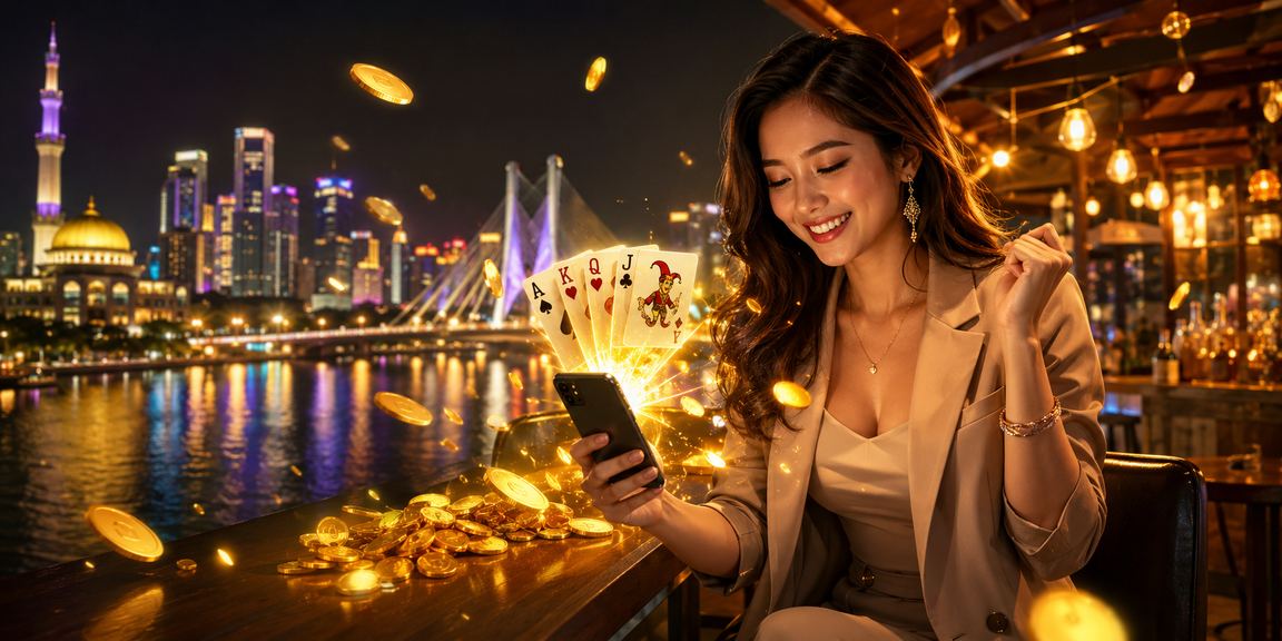Permainan Rummy dalam talian di Selangor dengan antara muka Bahasa Melayu